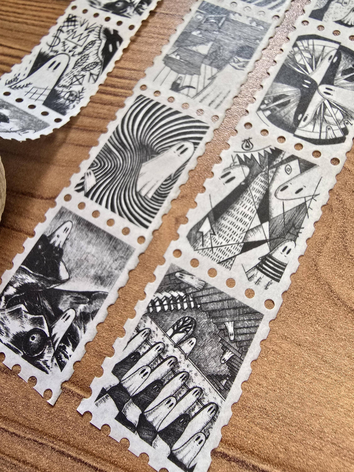 Creative Spirits No. 2 Ghosts of Art History stamp washi tape by Jon Turner