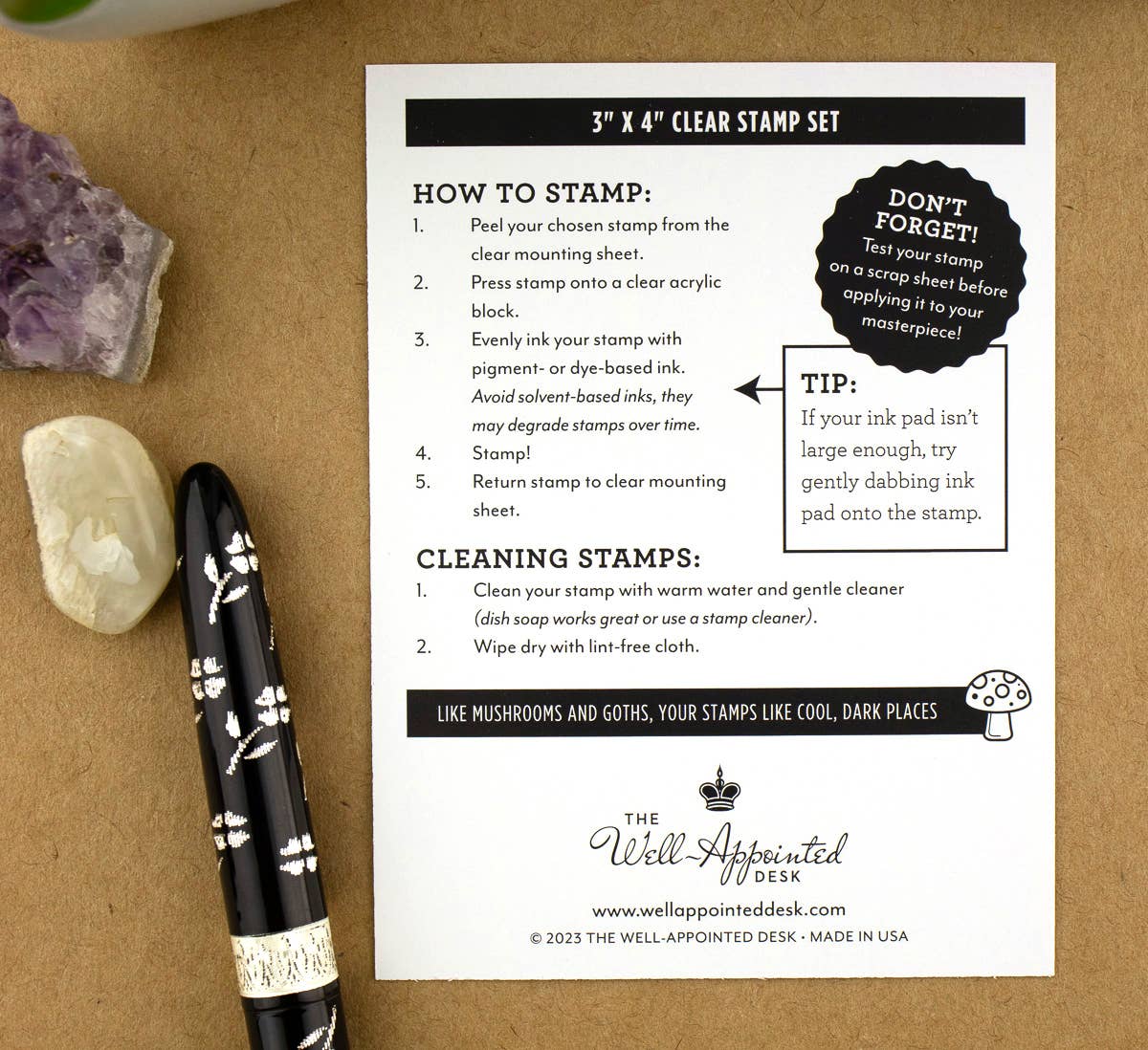 The Unfamiliars - 3"x4" Clear Witchy Stamp Set (6 designs)