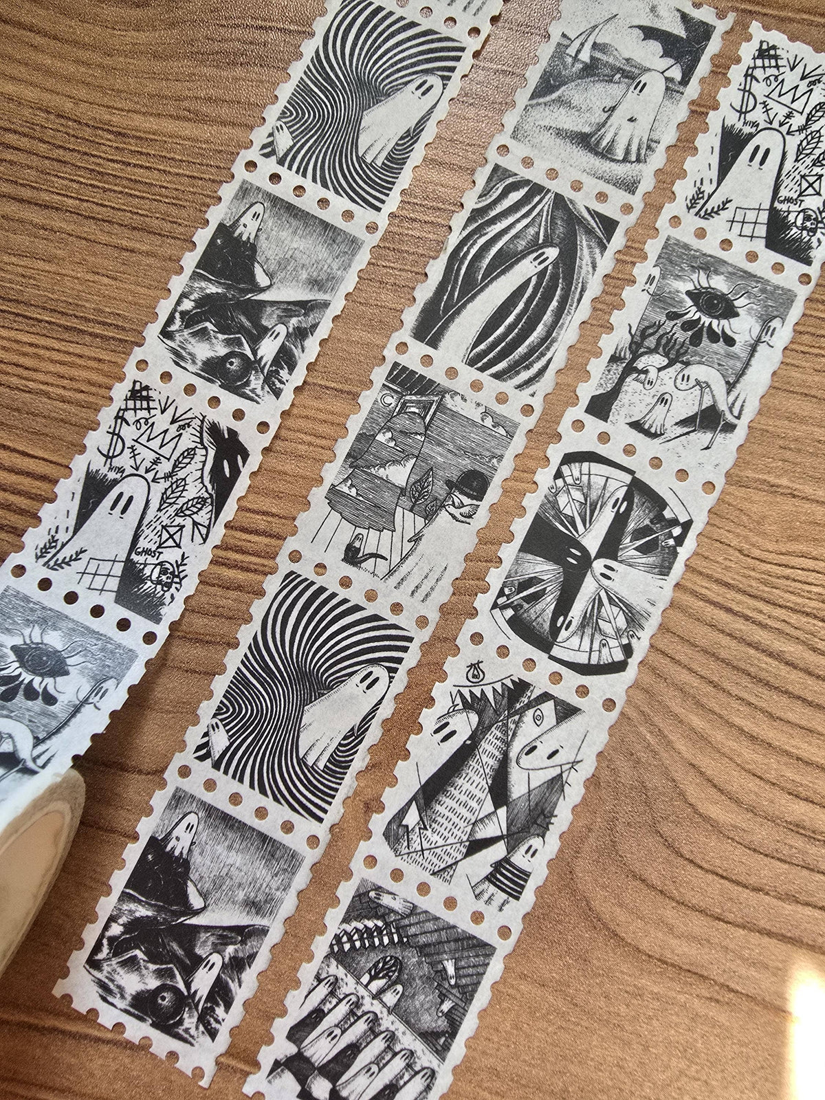 Creative Spirits No. 2 Ghosts of Art History stamp washi tape by Jon Turner