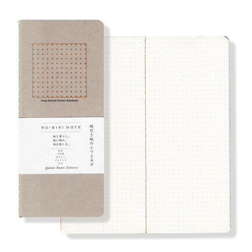 Yamamoto RO-BIKI NOTE Basic Style Notebook 5mm cross 3.6"x8.3"