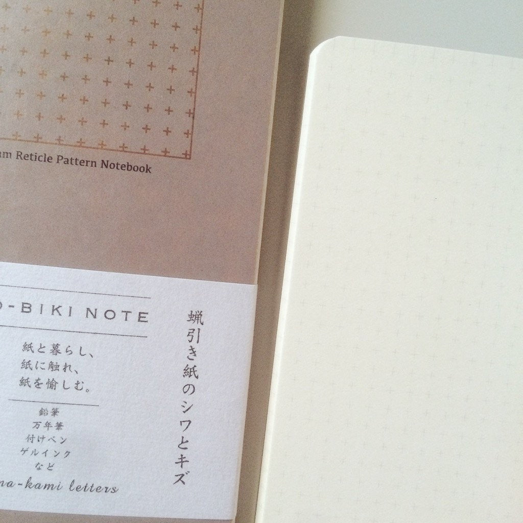 Yamamoto RO-BIKI NOTE Basic Style Notebook 5mm cross 3.6"x8.3"
