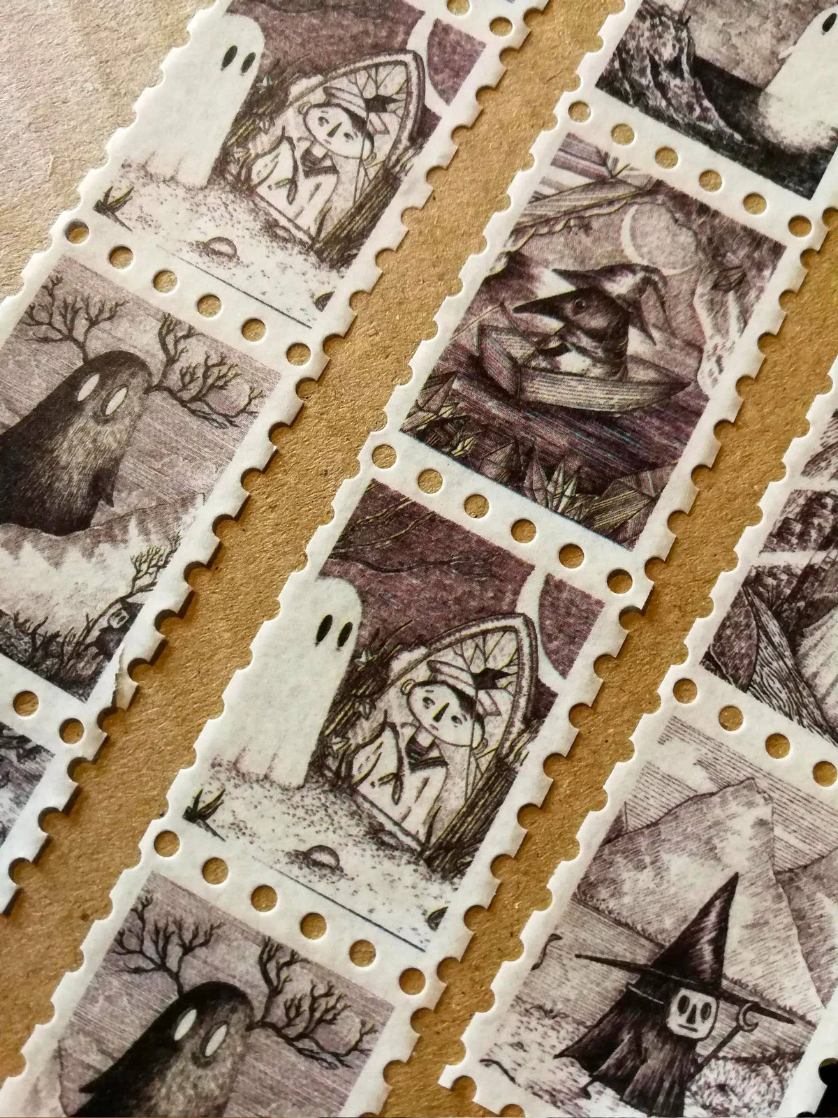 Fragments fantasy art stamp washi tape by Jon Turner Illustration