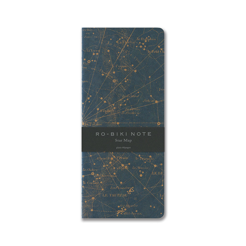 Yamamoto RO-BIKI Note Map Series Notebook - Star Map 3.6"x8.3"