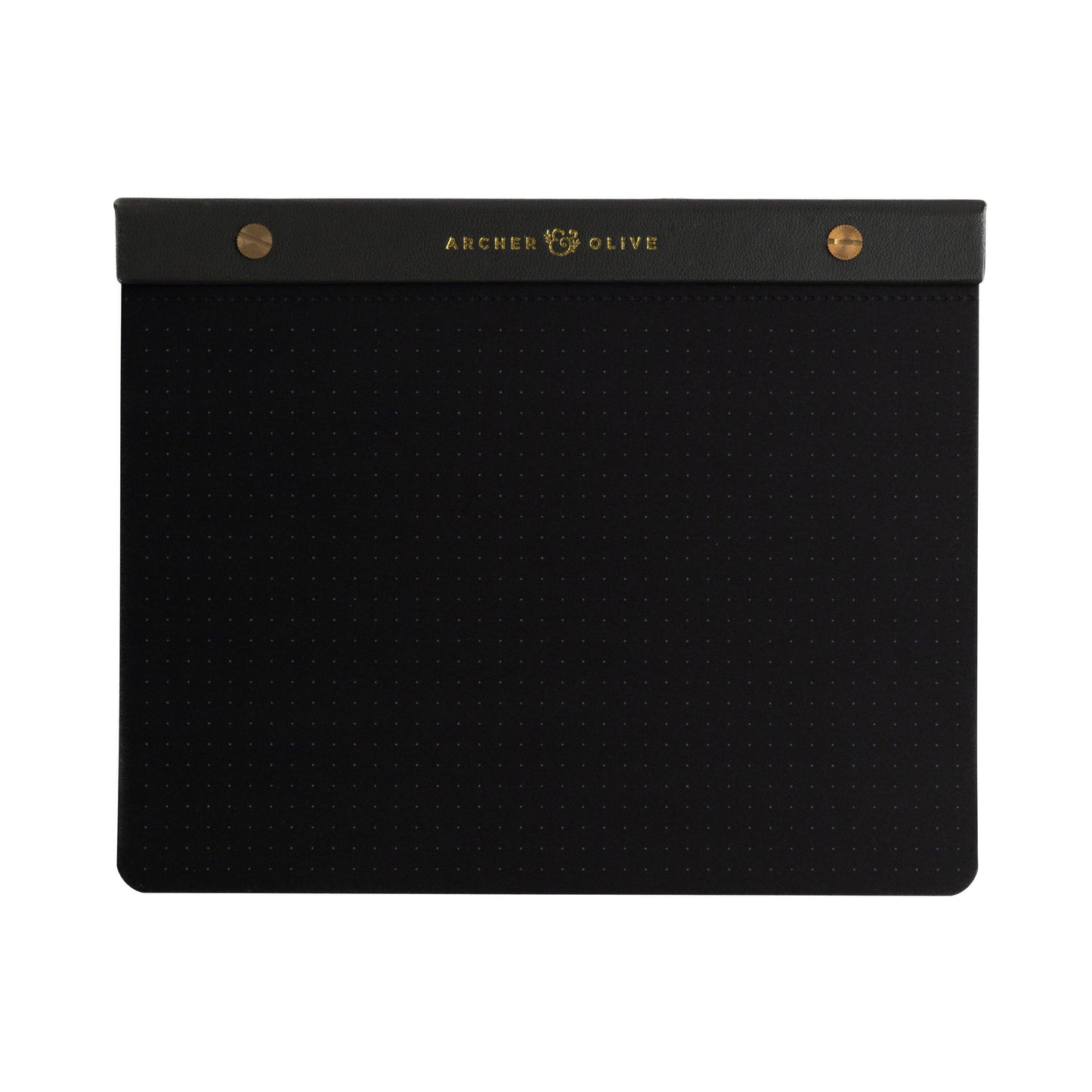 Archer and Olive A5 Notepad Black pages