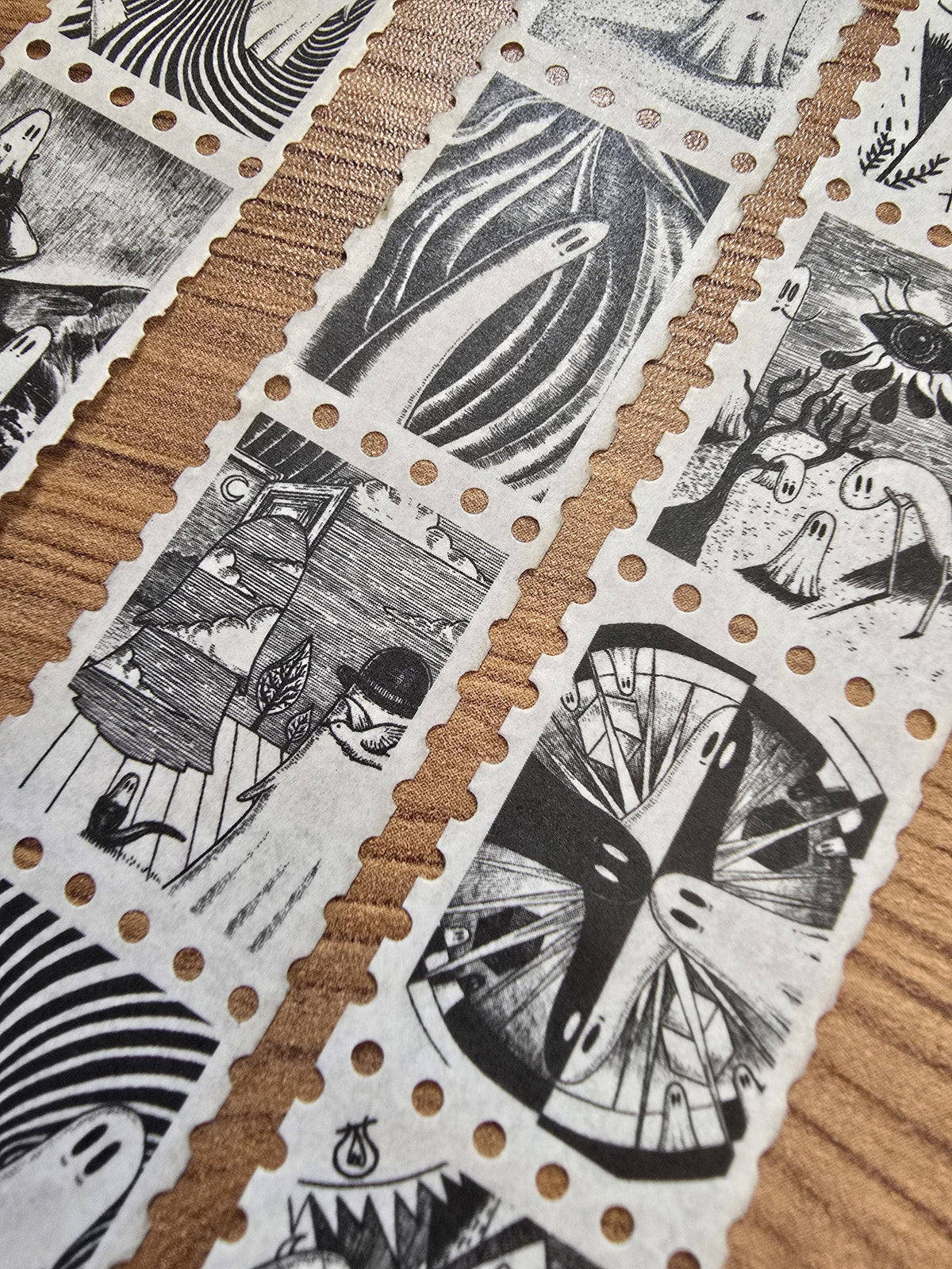 Creative Spirits No. 2 Ghosts of Art History stamp washi tape by Jon Turner