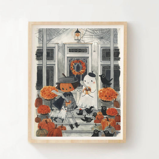 Pumpkin and Spice - Front Porch - dark academia autumn