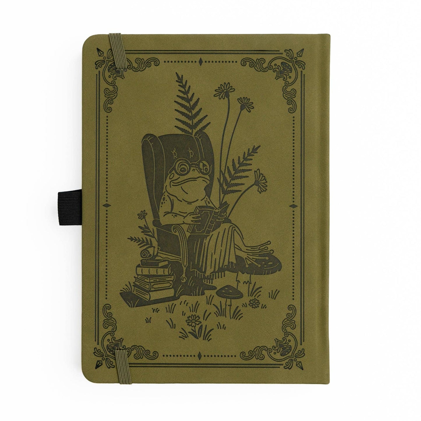 Archer & Olive Literary Frog | Notebook: Dot Grid / 8x8: 160 Pages