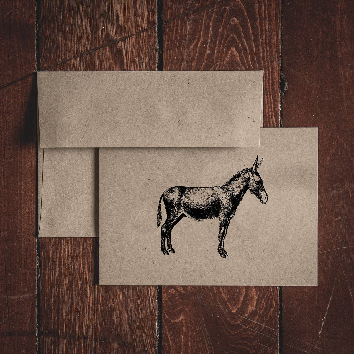 Mule Folded Note Cards
