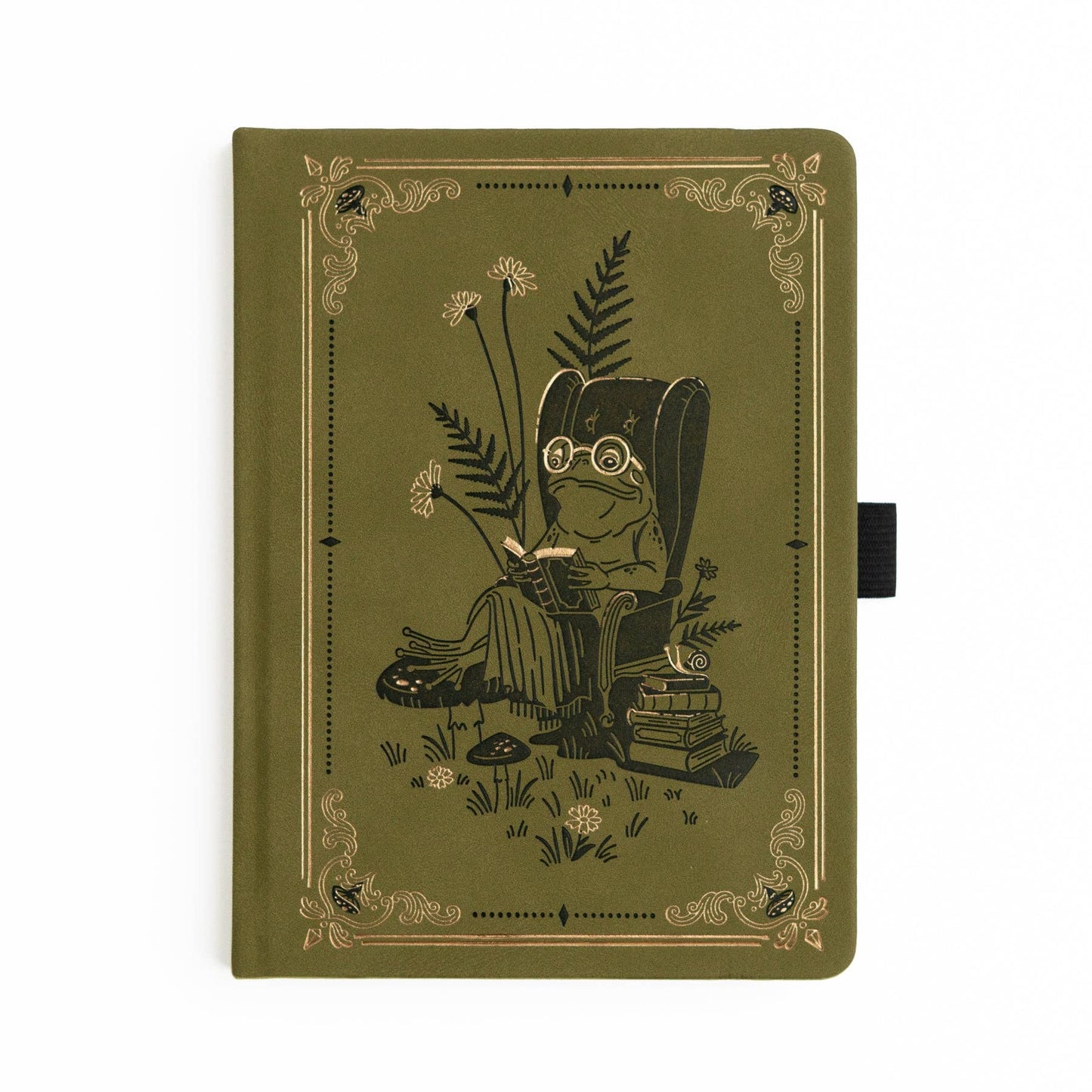 Archer & Olive Literary Frog | Notebook: Dot Grid / A5: 192 Pages