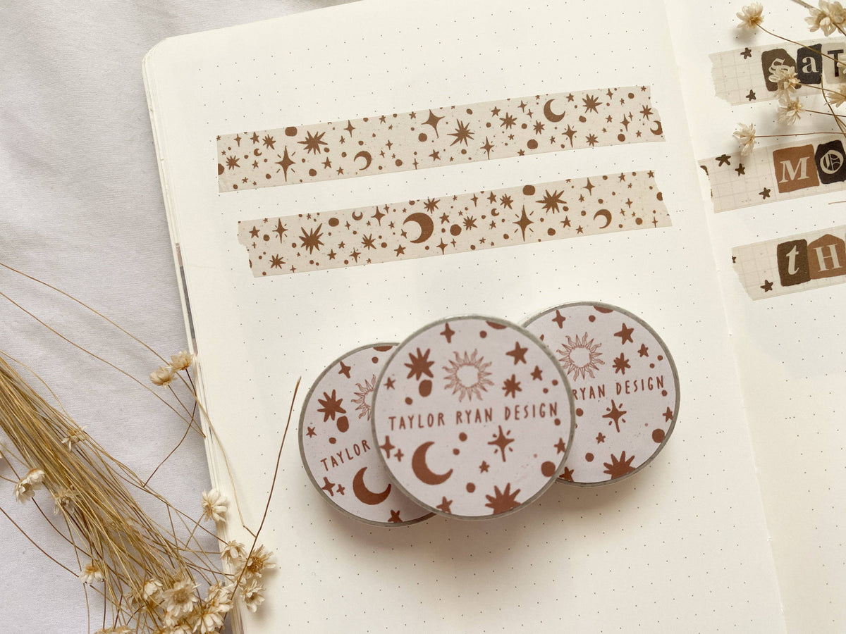 Taylor Ryan Design Neutral Stars Washi Tape