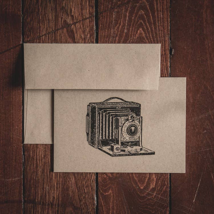 Camera Folded Note Cards