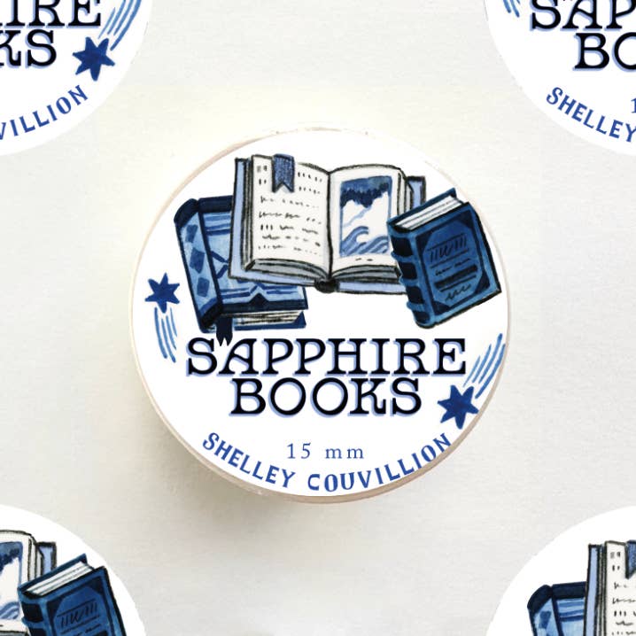 Sapphire Books Washi Tape | Book Lover Stationery