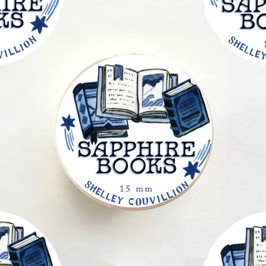 Sapphire Books Washi Tape | Book Lover Stationery