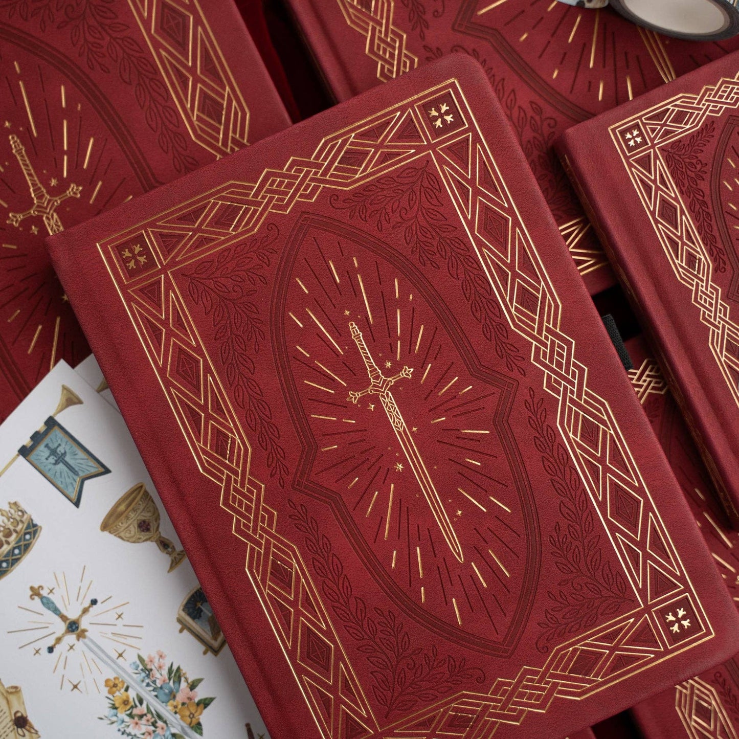 Archer and Olive Knight's Sword Notebook B5