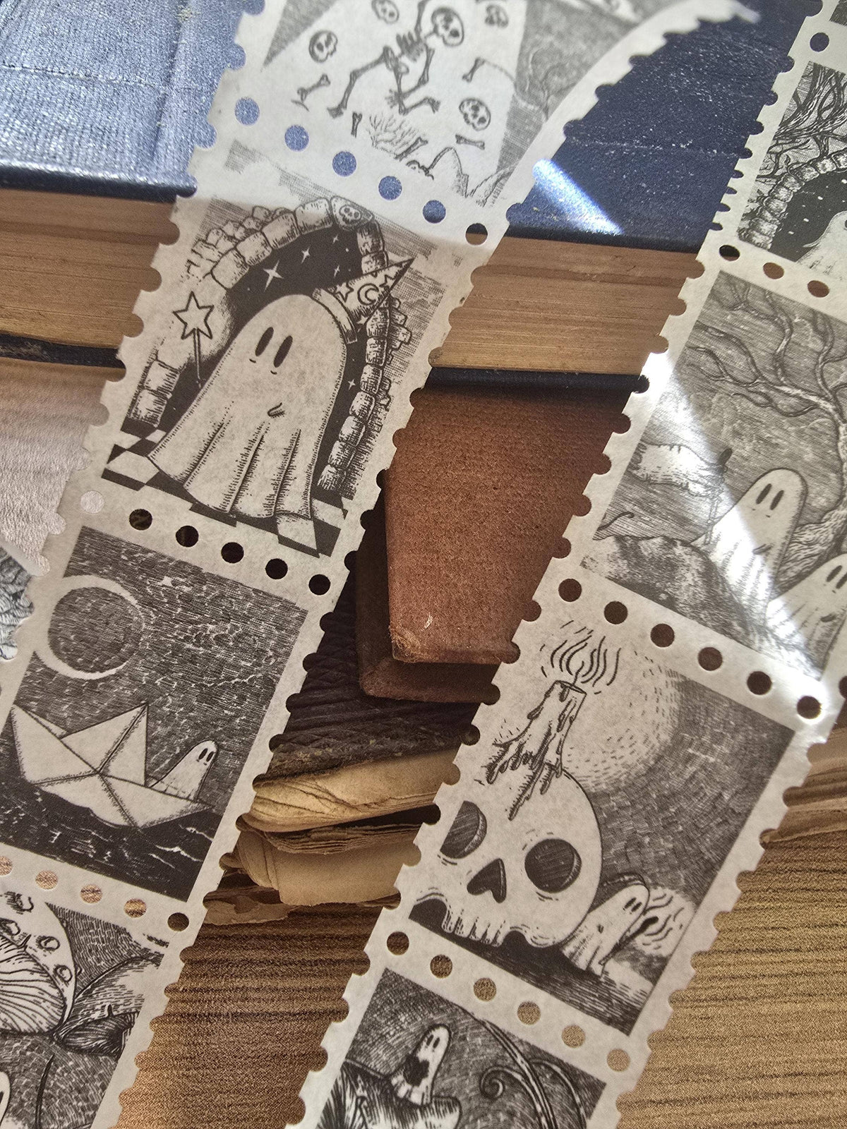 Ghosties Galore stamp washi tape by Jon Turner Illustration