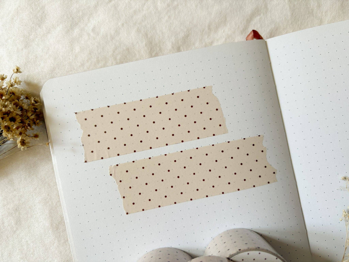 Taylor Ryan Design Cream Polka Dot Washi Tape