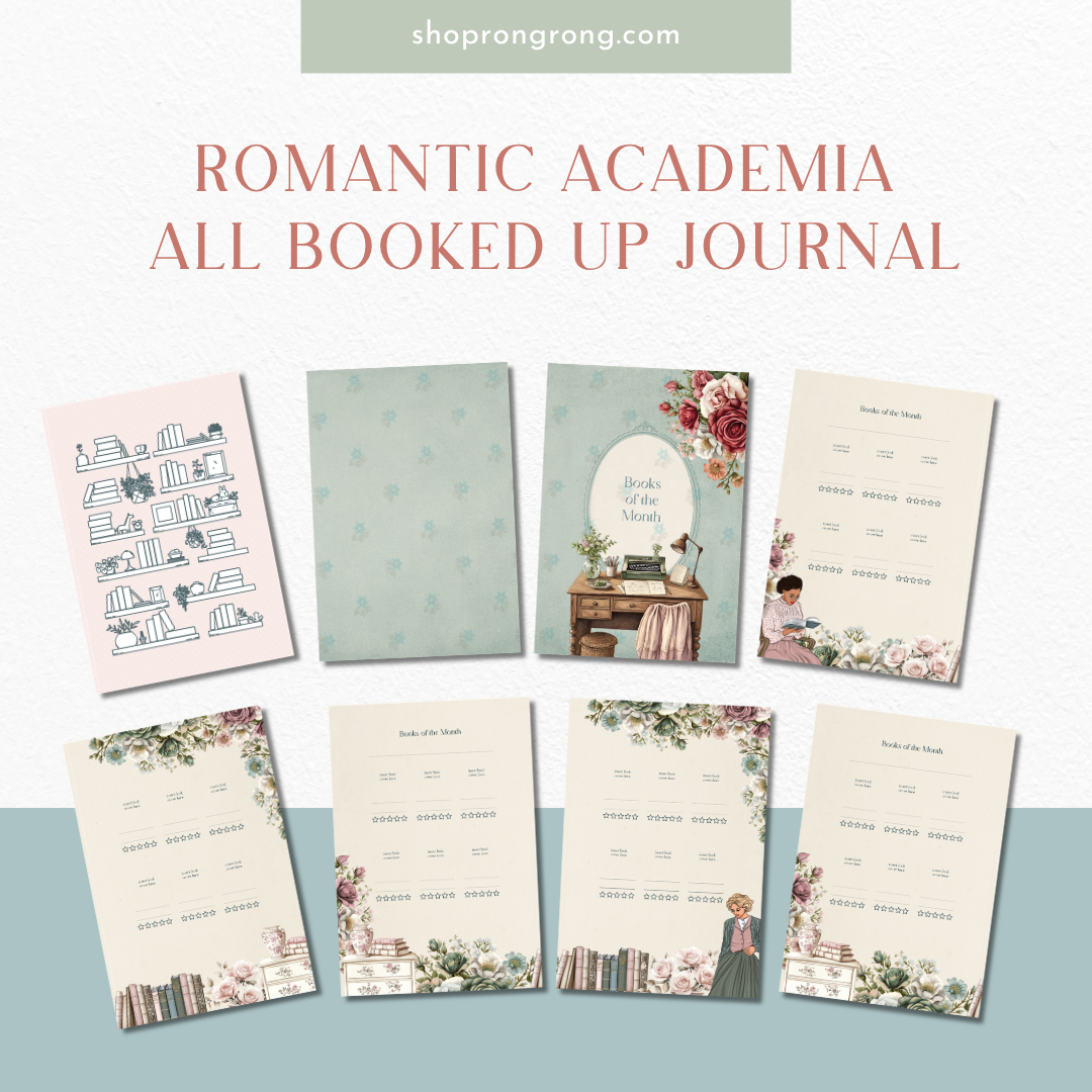 Romantic All Booked Up Reading Journal | A5 | 120 gsm