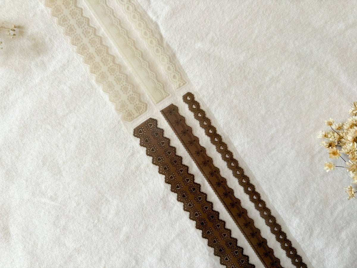 Taylor Ryan Design Lace Strips PET Tape kiss-cut