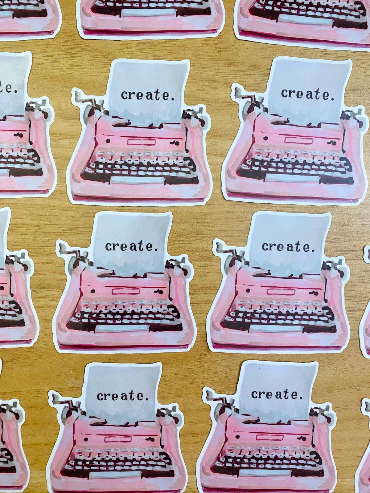 Create Typewriter Sticker