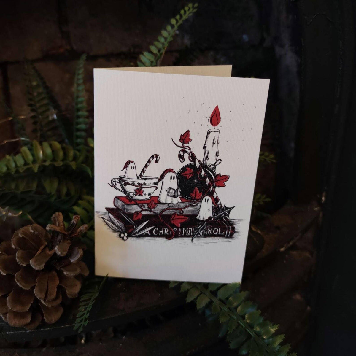 Christmas Carol Ghosties holiday card by Jon Turner Illustration