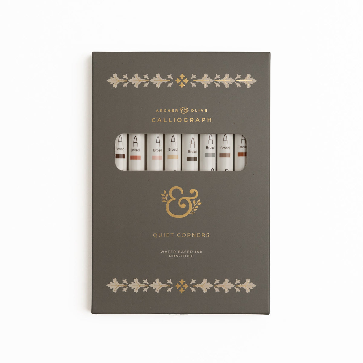 Archer & Olive Quiet Corners | Set of 10 Calligraph Pens