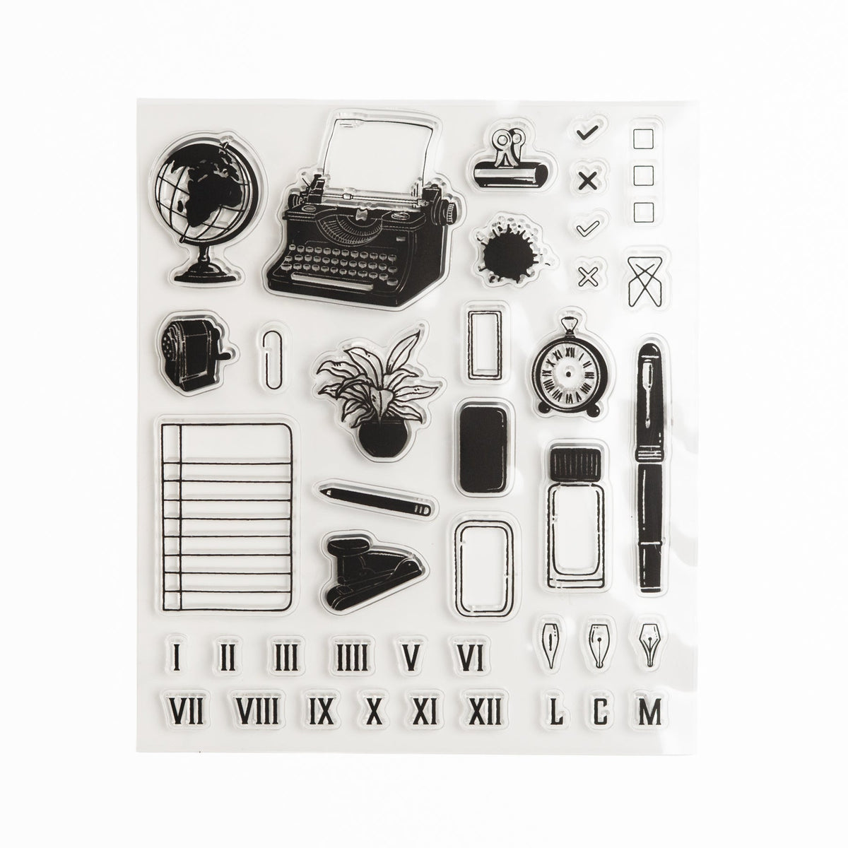 Archer & Olive The Writer's Desk Acrylic Stamp Set