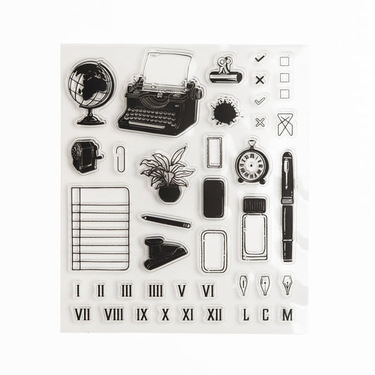 Archer & Olive The Writer's Desk Acrylic Stamp Set