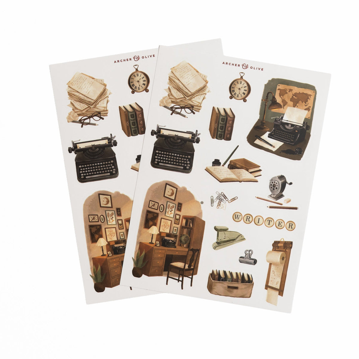 Archer & Olive The Writer's Desk | Sticker Set