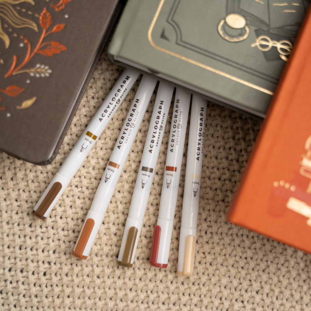 Archer & Olive Quiet Corners | Set of 10 Acrylograph Pens