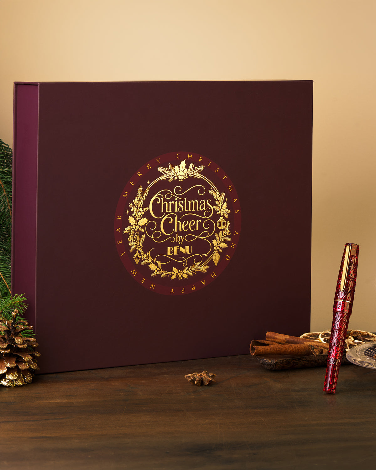 BENU Christmas Cheer Cocktail Hour Fountain Pen Gift Set — Pre-order