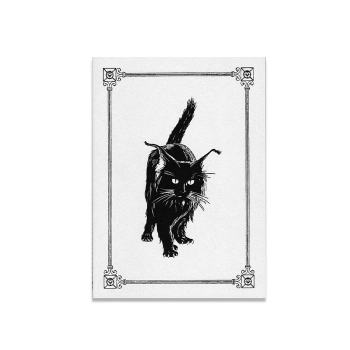 Rossi Stitched Softcover Journal — Black Cat, A5