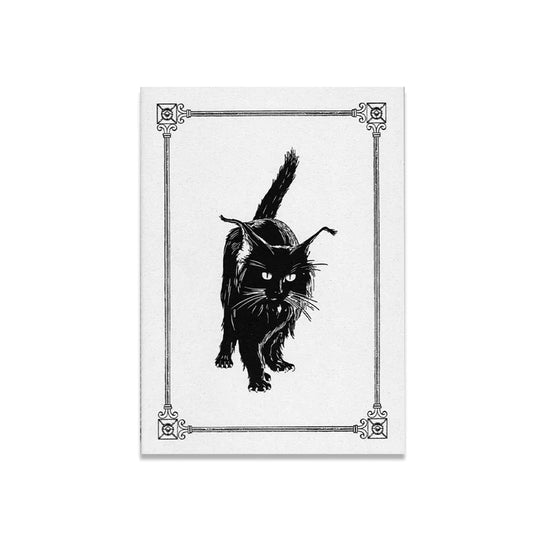 Rossi Stitched Softcover Journal — Black Cat, A5