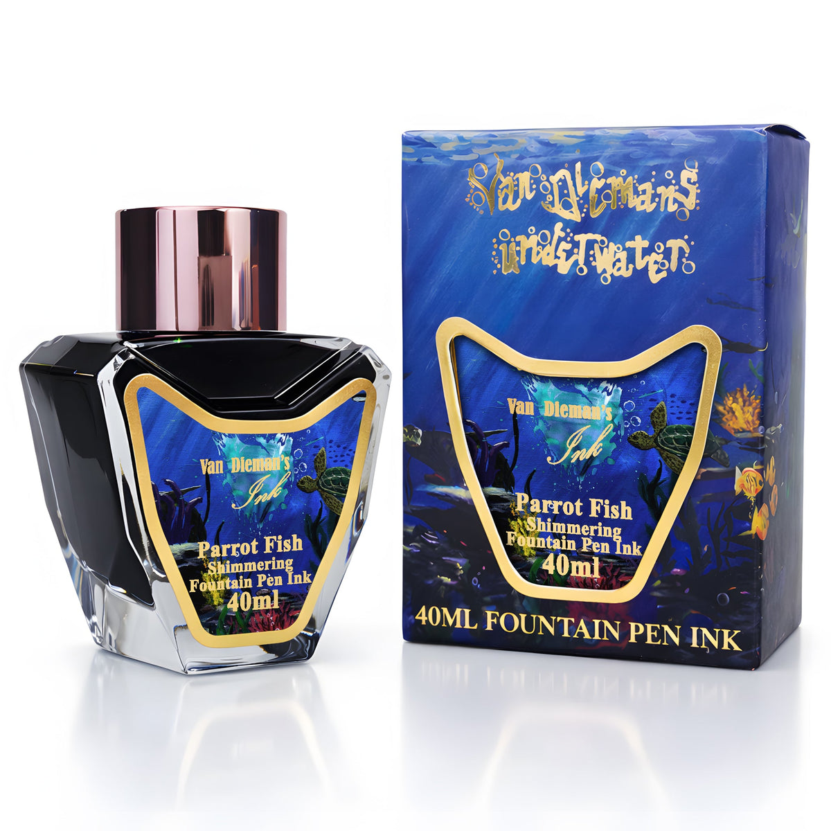 Underwater - Parrot Fish - 4ml Fountain Pen Ink Sample