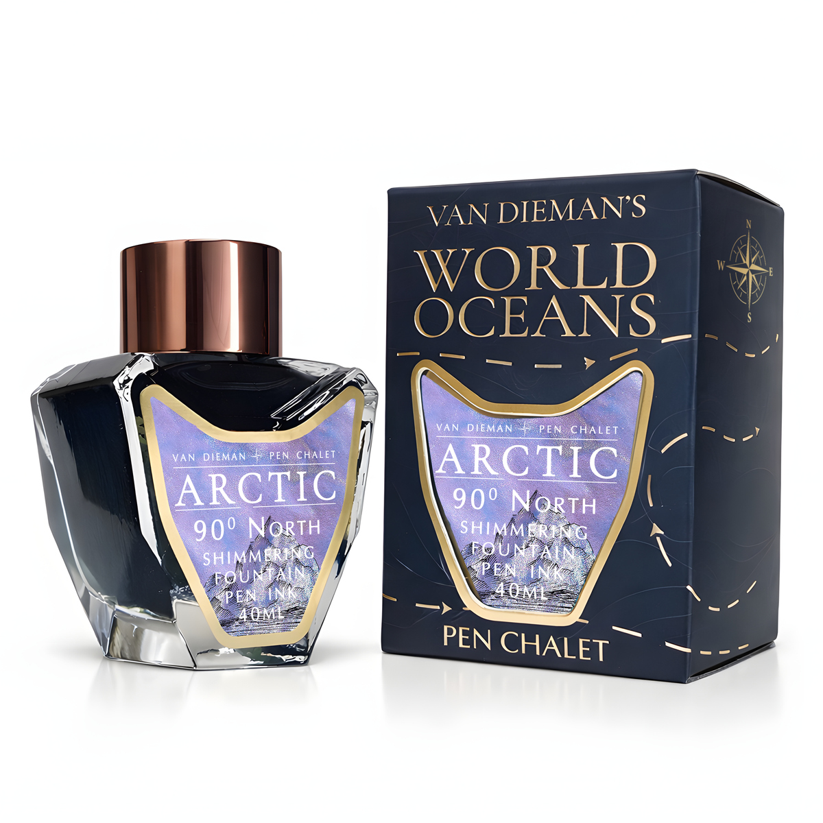 World Oceans - Arctic: 90 Degrees North - 4ml Fountain Pen Ink Sample