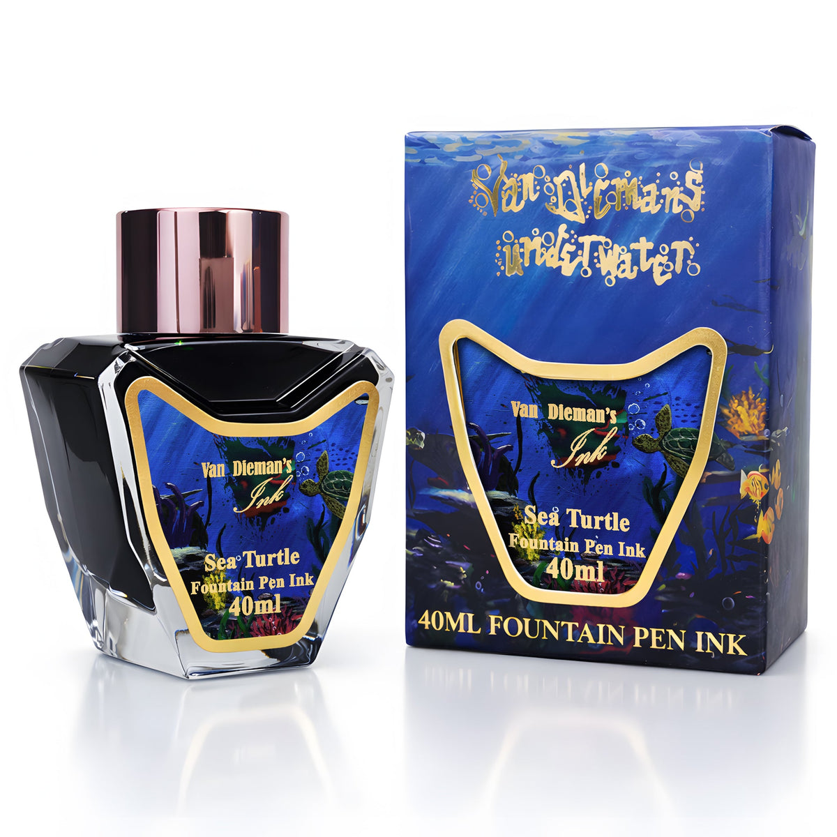 Underwater - Sea Turtle - 4ml Fountain Pen Ink Sample