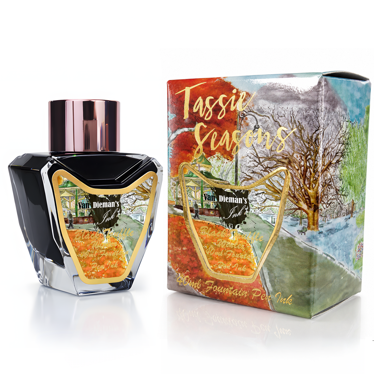 Tassie Seasons - Black Truffle - 4ml Fountain Pen Ink Sample