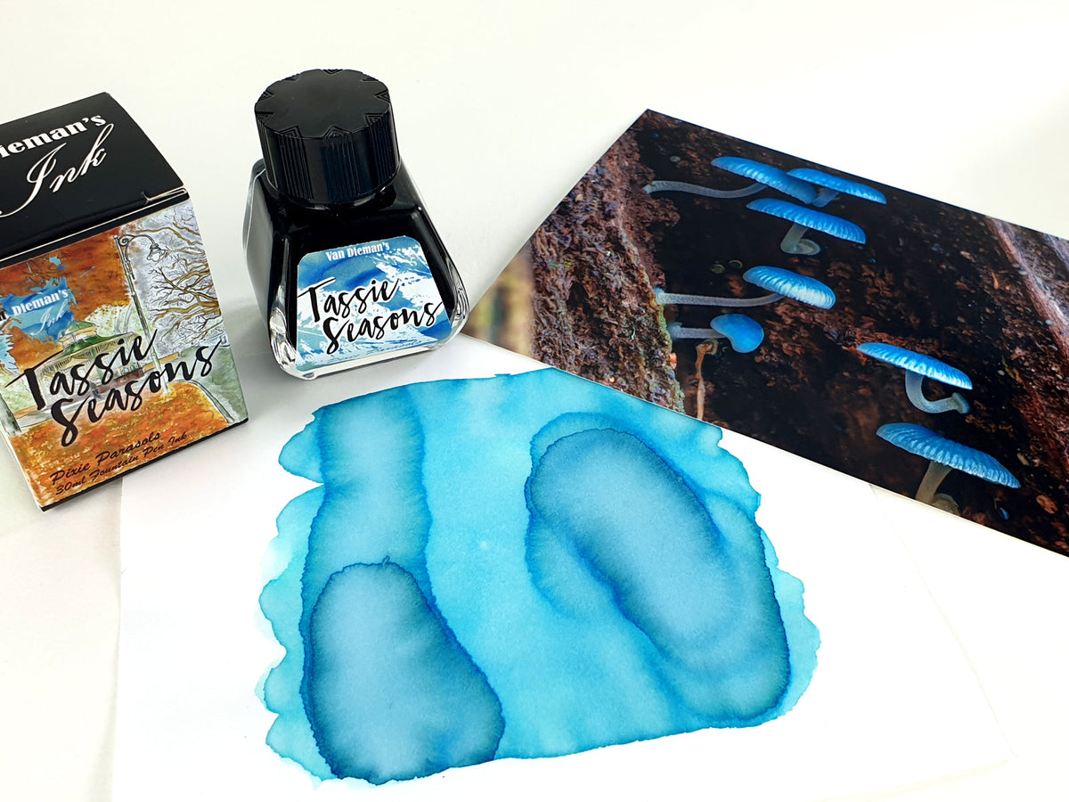 Tassie Seasons - Pixie Parasols - 4ml Fountain Pen Ink Sample