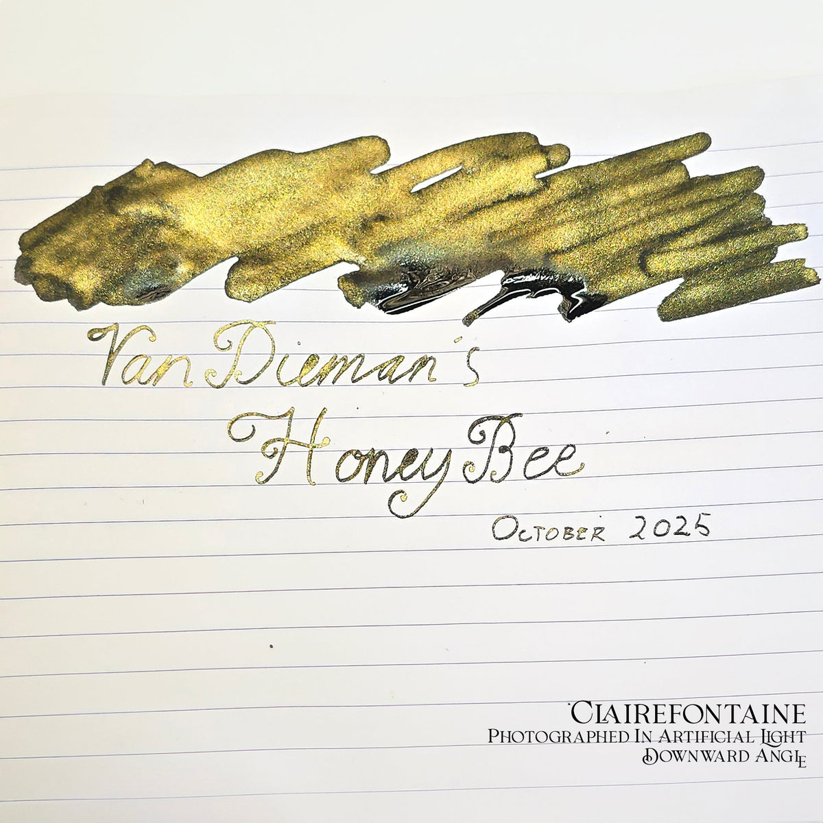 2025 Ink of the Month - Honey Bee - 4ml Fountain Pen Ink Sample