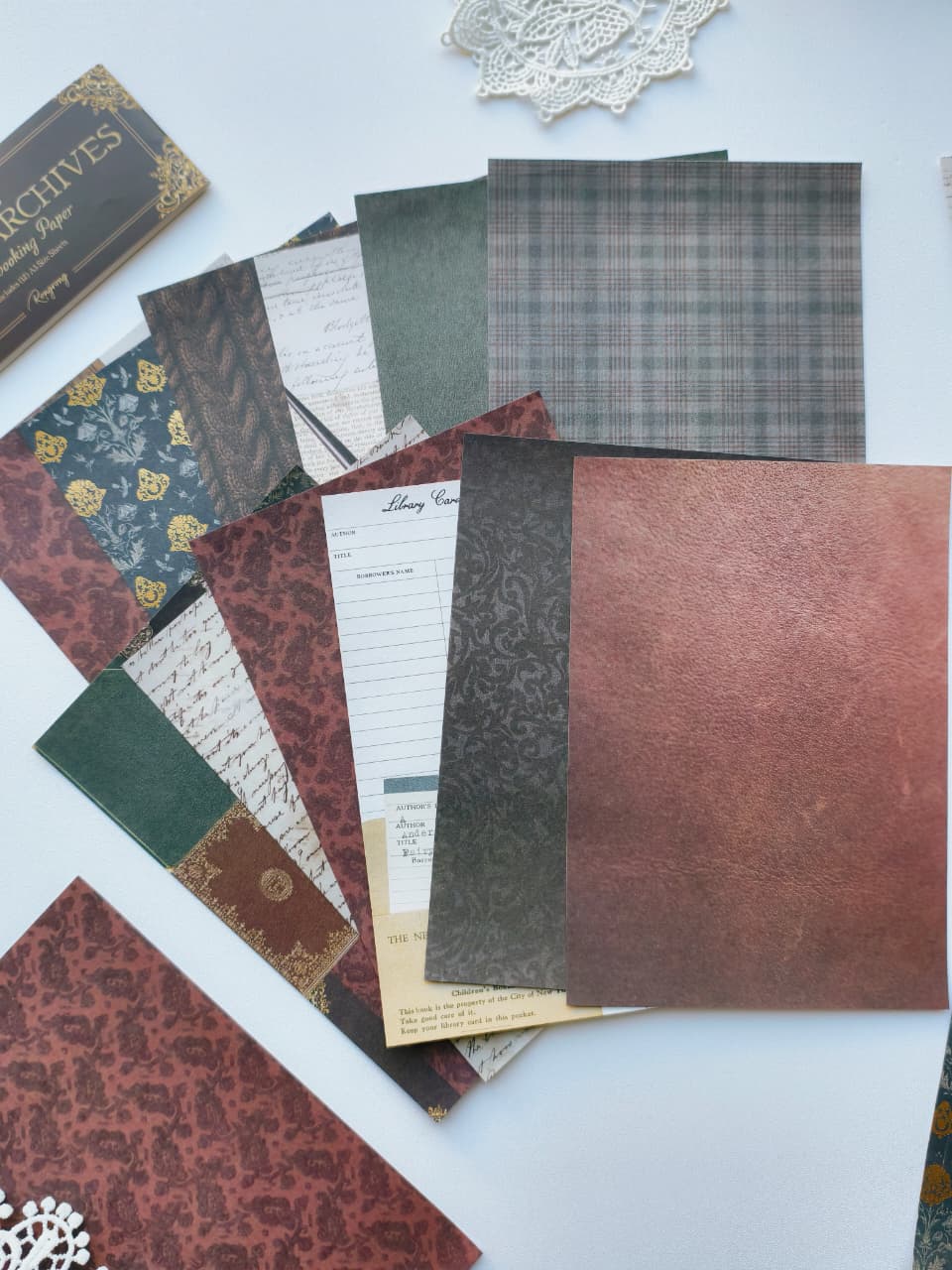 The Secret Archives Scrapbooking Paper