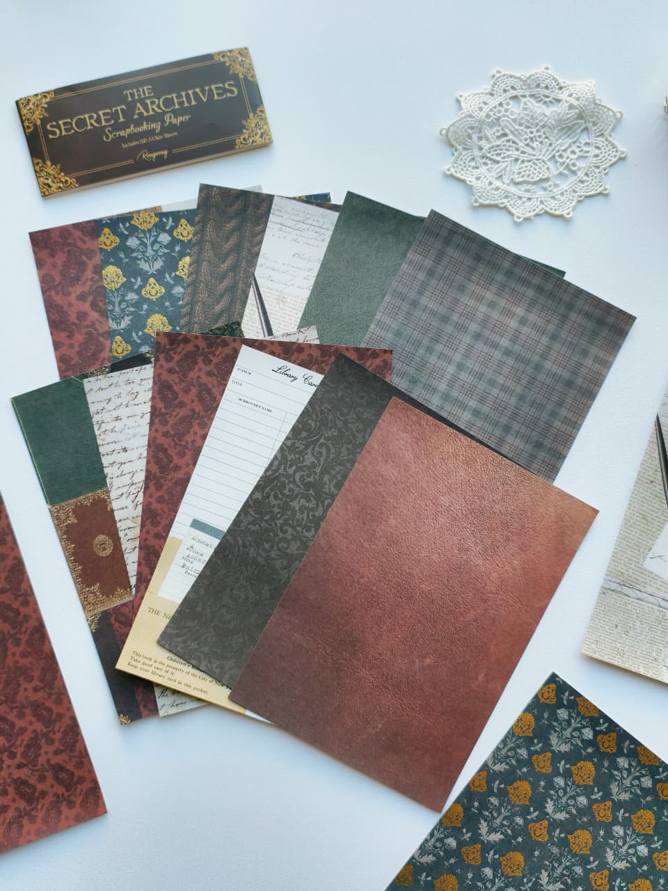 The Secret Archives Scrapbooking Paper