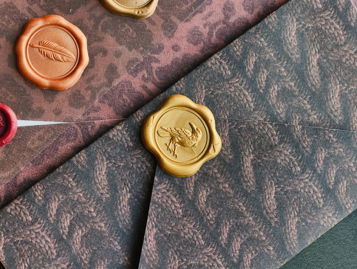 The Secret Archives Wax Seal Stickers