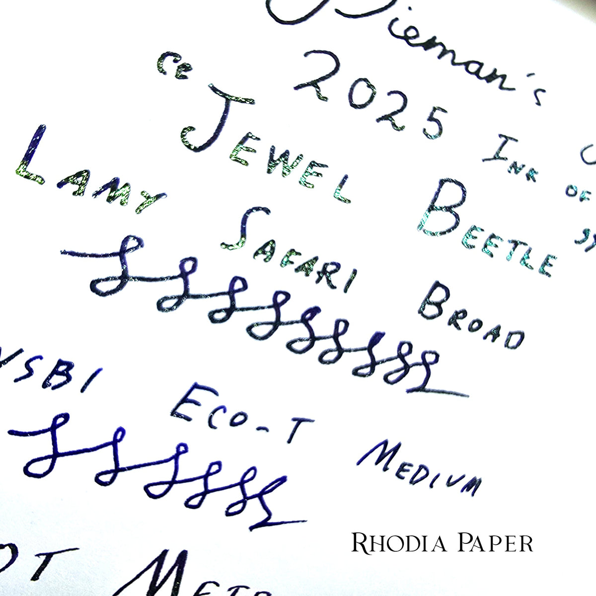 2025 Ink of the Month - Jewel Beetle - 4ml Fountain Pen Ink Sample