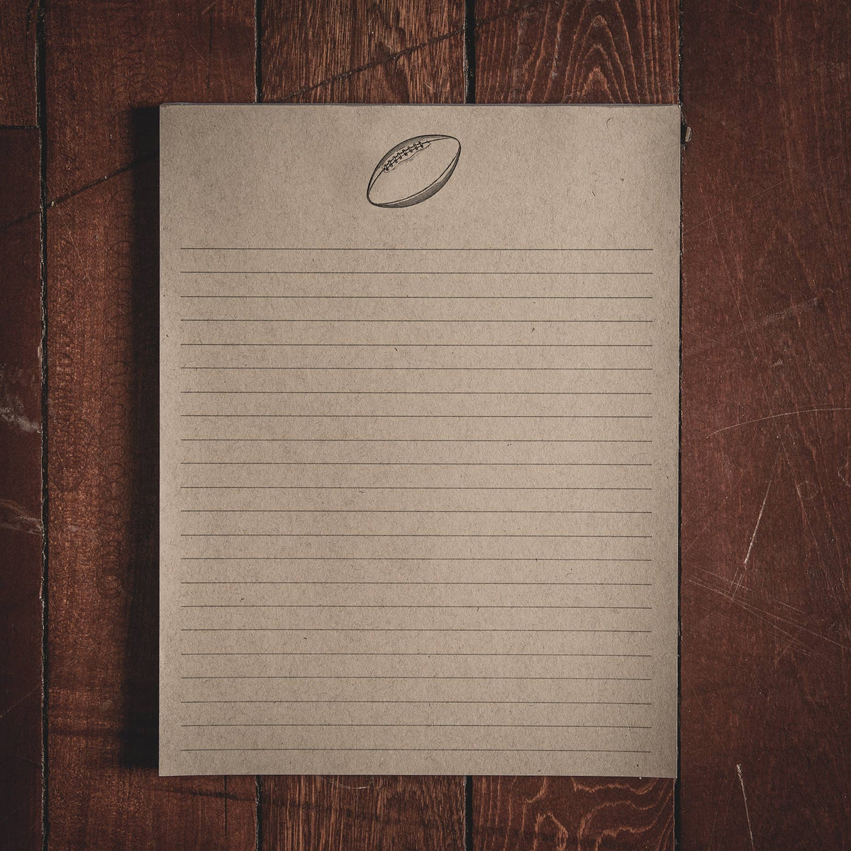 Football Folded Note Cards