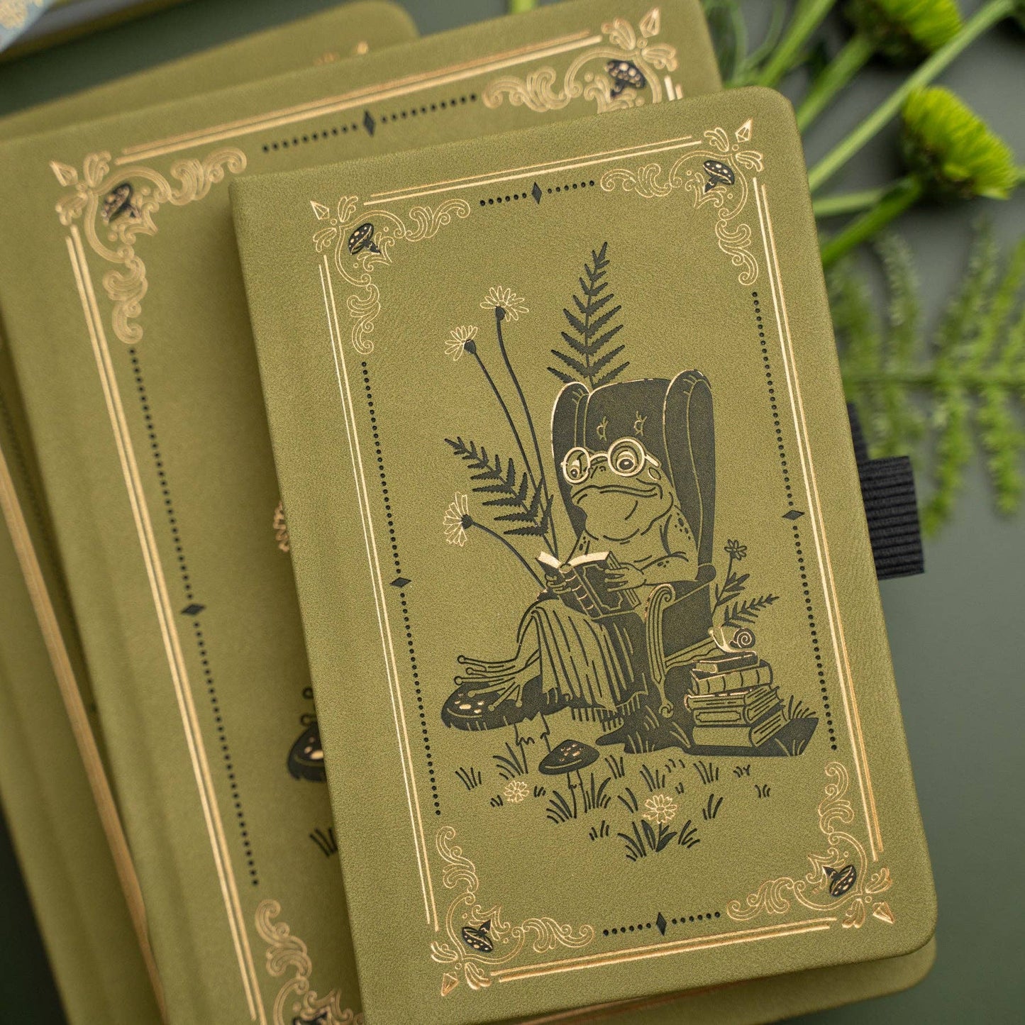 Archer & Olive Literary Frog | Notebook: Dot Grid / A5: 192 Pages