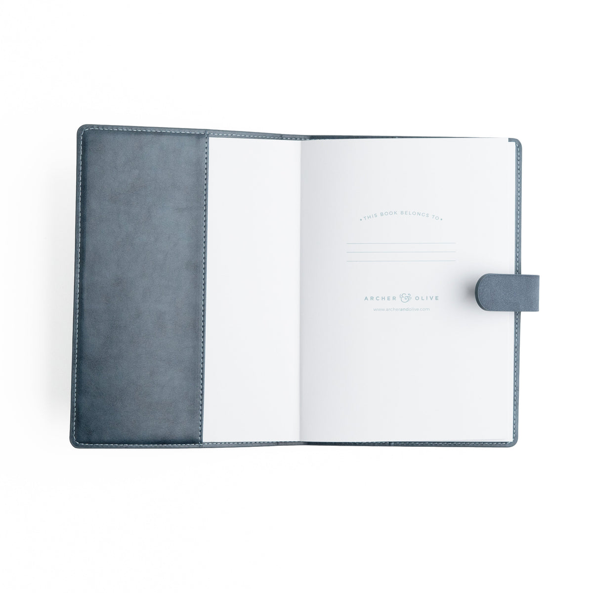 Archer & Olive A5 Everyday Deluxe refillable notebook system in Navy – product photo 3