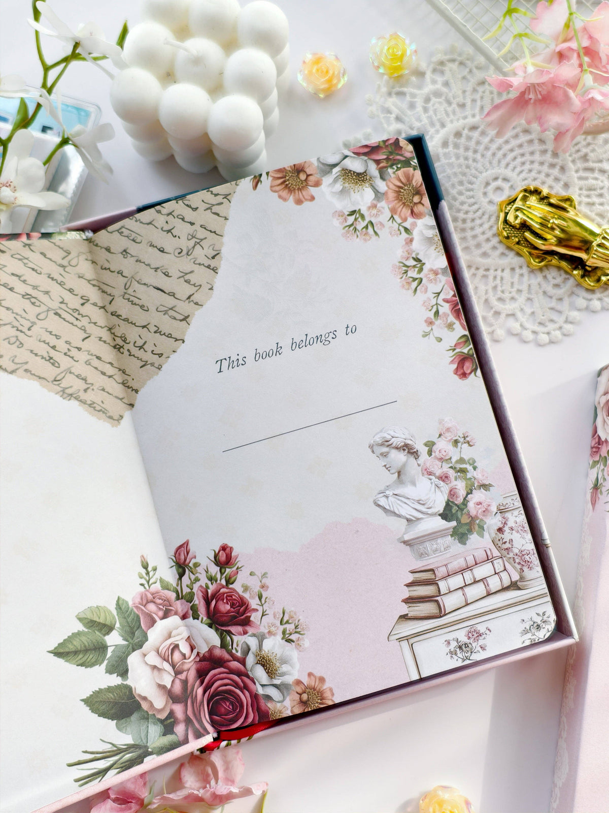 Romantic All Booked Up Reading Journal | A5 | 120 gsm
