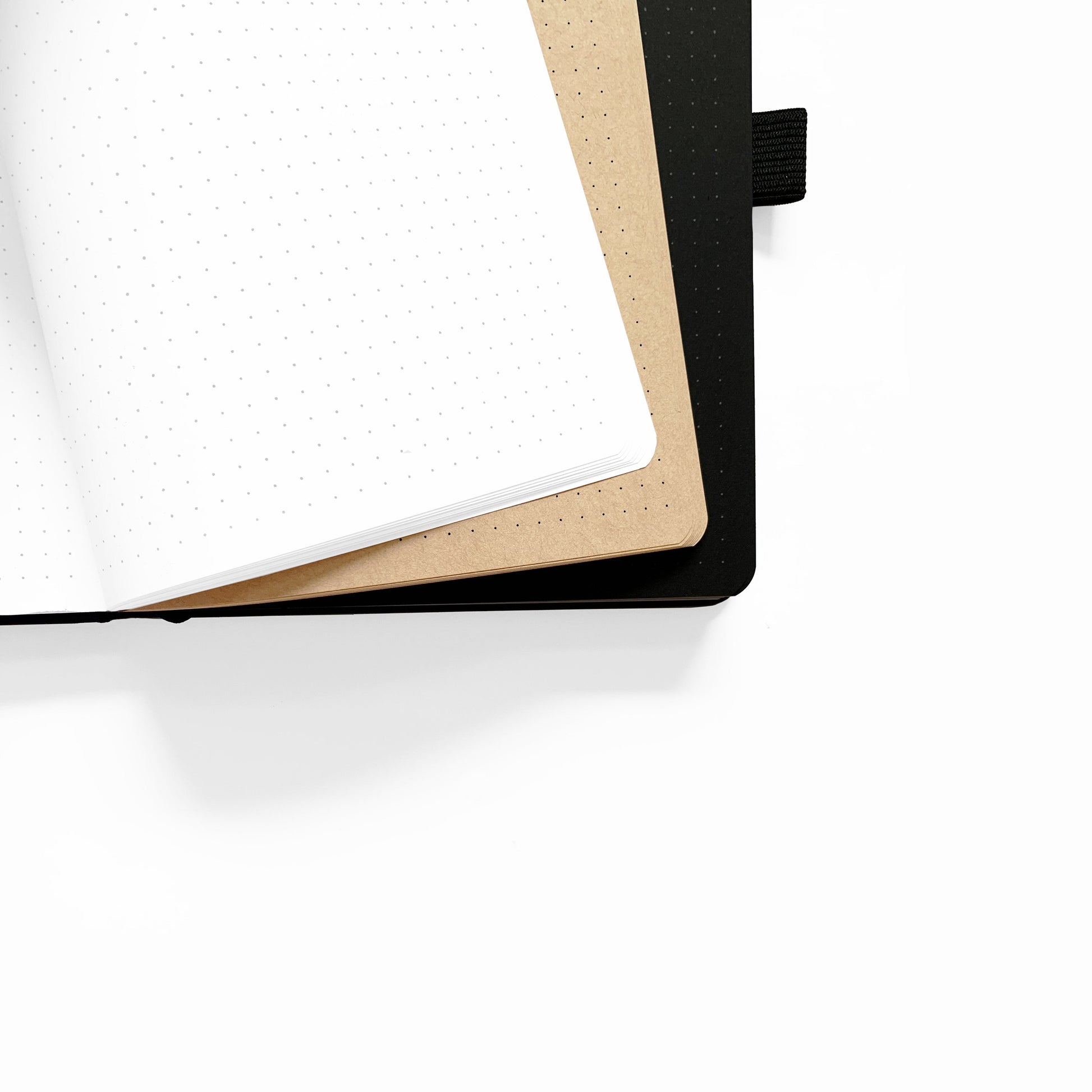 Archer & Olive B5 Neapolitan Notepad white, kraft, and black paper detail