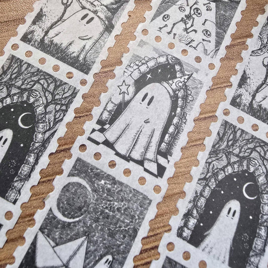 Ghosties Galore stamp washi tape by Jon Turner Illustration