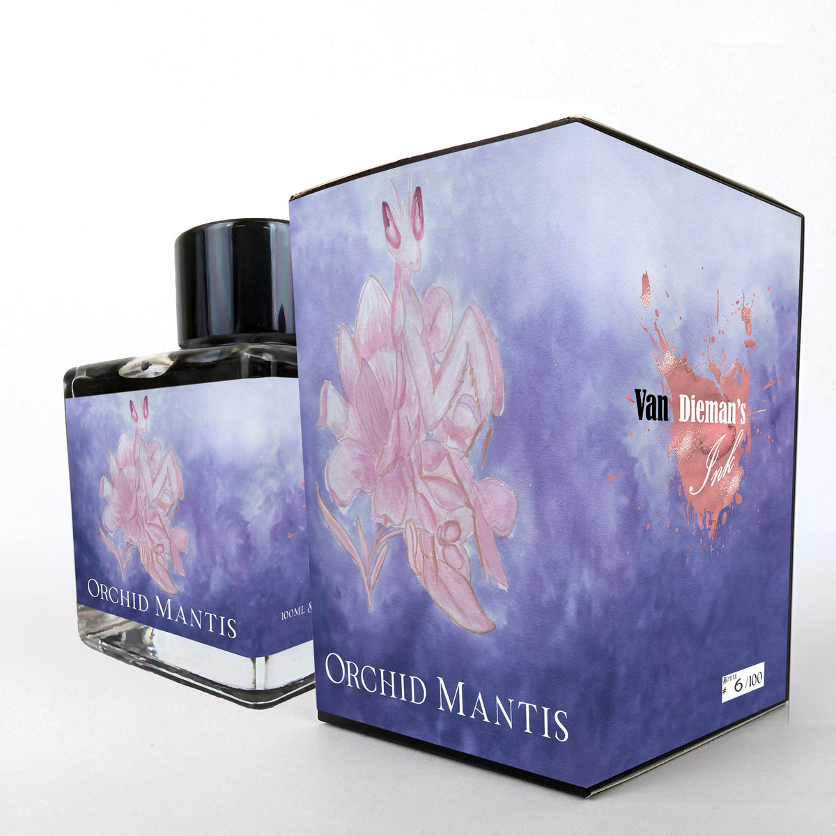 2025 Ink of the Month - Orchid Mantis - 4ml Fountain Pen Ink Sample
