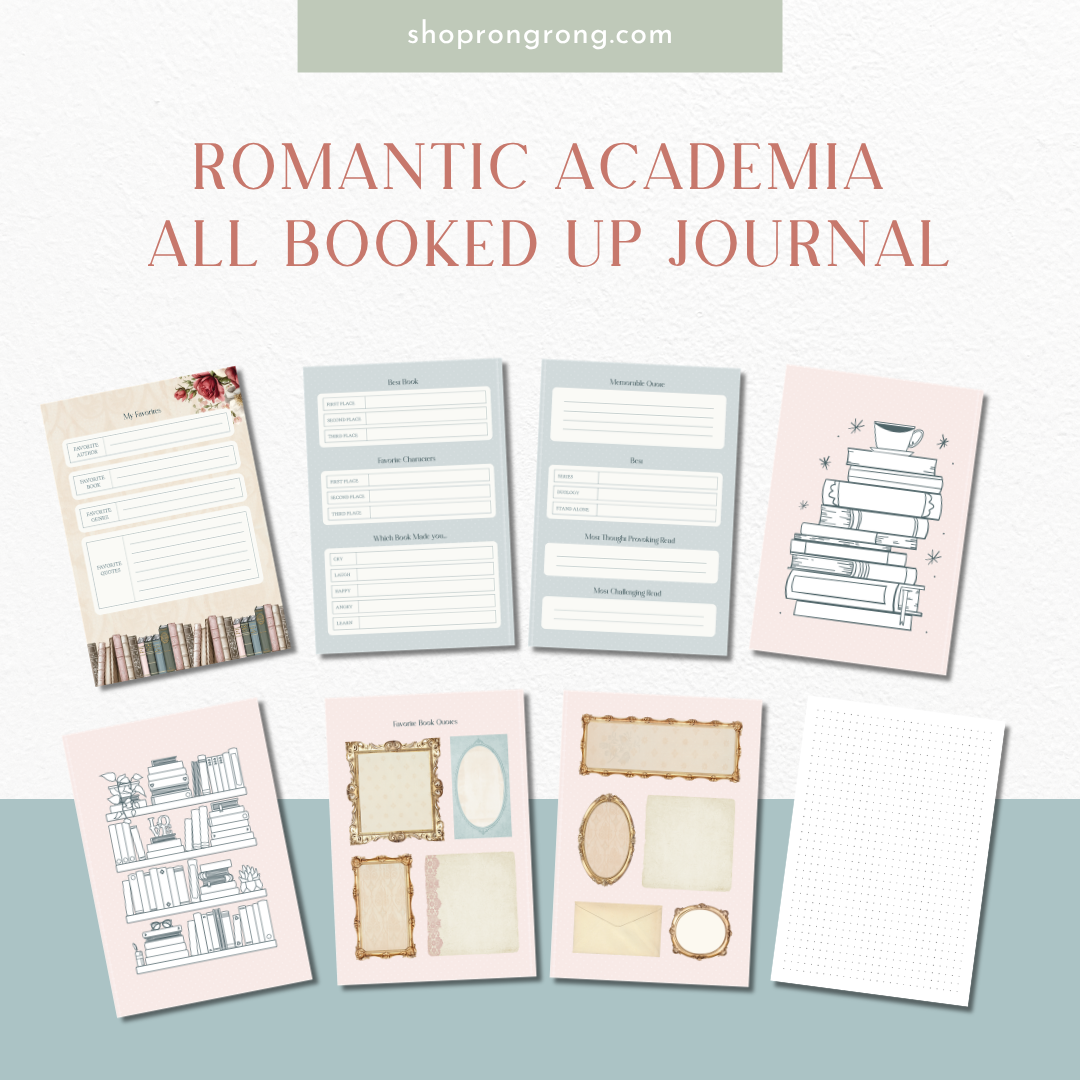 Romantic All Booked Up Reading Journal | A5 | 120 gsm